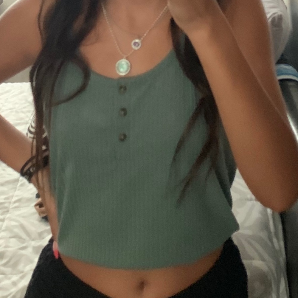 American Eagle light green tank top